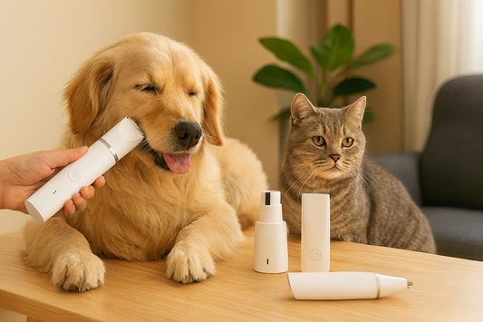 Master Stress-Free Grooming with Our Low-Noise Cordless Dog Clippers & Nail Grinder Kit