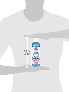 Top Performance Baby Powder Pet Shampoo in 17 Oz. Size for Bathing Puppies and Kittens – Helps Pets with Skin Conditions
