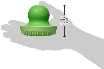 Fancy Fur FURemover Soap Dispensing Scrubber Brush, Pet Grooming Hand Brush, Reduce Shedding During Bath Time, Natural Rubber Pet Brush, Colors May Vary