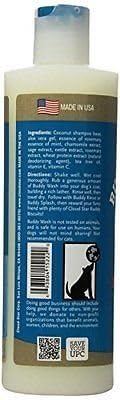 Buddy Wash 2-in-1 Dog Shampoo and Conditioner for Dog Grooming, Rosemary & Mint, 16 oz. Bottle