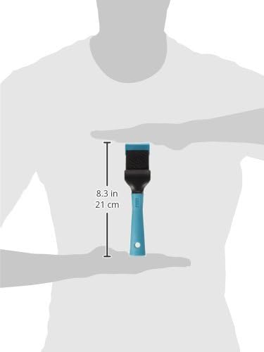 Master Grooming Tools Flexible Single Side Pet Slicker Brush with Hard Handle, Small, Teal (Pack of 2)