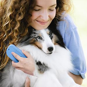 Pet Silicone Shampoo Brush | Dog Bath Grooming Brush for Long & Short Hair| Pet Scrubber for Medium Large Pets Dogs Cats | Anti-skid Rubber Massage Comb | Silicone Shower Wash Curry Brush