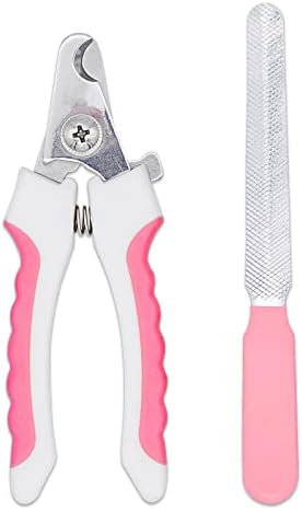 Professional Dog & Cat Pets Nail Clipper & Trimmers with Safety Guard to Avoid Over Cutting, Grooming Razer with Nail File for Medium and Large Dog and Cat by 1-pack, EJ-2020B