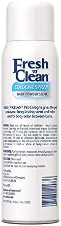 PetAg Fresh 'n Clean Cologne Spray - Baby Powder Scent - 12 Ounce