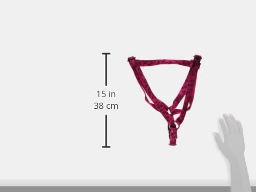 LupinePet Originals 1" Plum Blossom 24-38" Step In Harness for Large Dogs