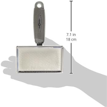 Premium Pet Slicker Brush, Grey, Large