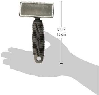 Premium Pet Slicker Brush for Cats & Dogs Shedding Tool, Grey, Small