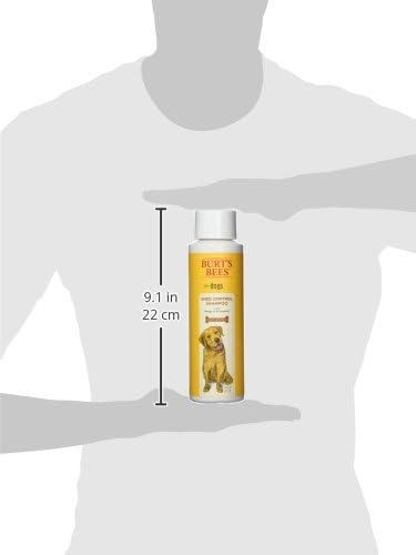Burt's Bees for Pets Shed Control Shampoo for Dogs with Omega-3 and Vitamin E, 99.7% Natural Origin Formulas, Dog Shampoo for Reducing Shedding - Deshedding Dog Shampoo, 16 oz