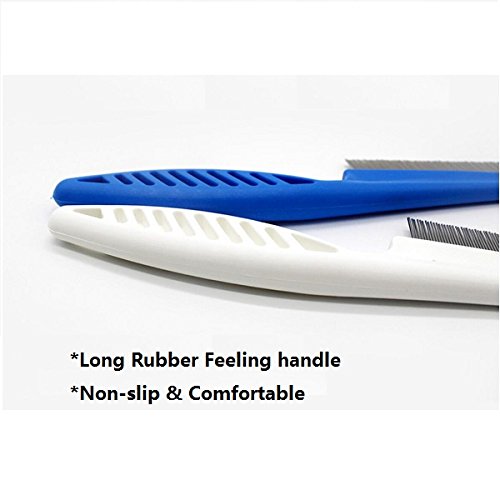 Pet Comb for Cat Dog Grooming Hair Brush - Long Handle Grooming Comb for Pet Kitten Puppy Small Animal …