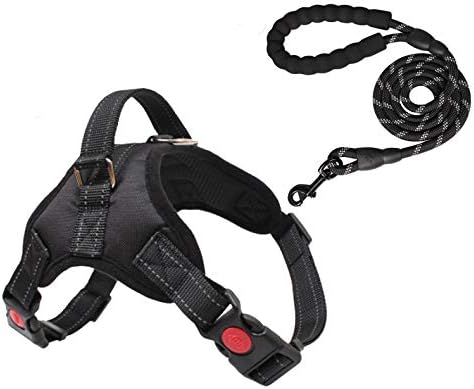 No-Pull Dog Collar Harness and Leash Training Set for Easy Control! - Kinder to your Pet than Standard Collars! - Fully Adjustable with Comfort Padding! - Great for Small, Medium, Large Dogs!