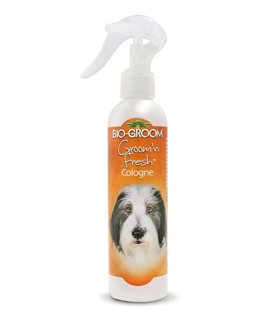 Bio-groom Groom'n Fresh Dog Cologne - Deodorizing Spray, Dog Bathing Supplies, Puppy Wash, Cat & Dog Grooming Supplies, Cruelty-Free, Made in USA, Dog Perfume - 8 fl oz 2-Pack