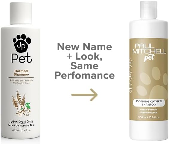 Soothing Oatmeal Shampoo, Gentle Formula, Dog Shampoo, 16.9 fl. Oz