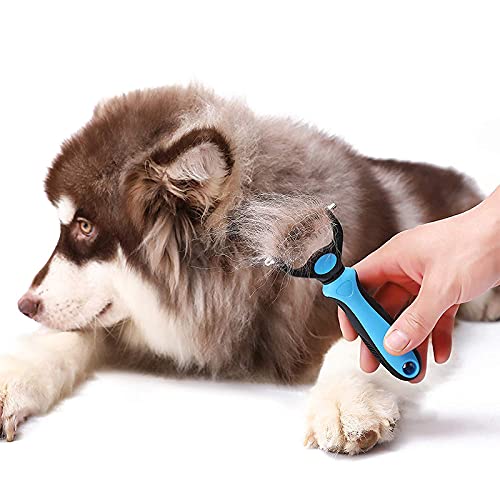 pets grooming tools (PPGT-002 pink) Premium Pet Dematting Comb – Exceptional Grooming Accessory for Pets