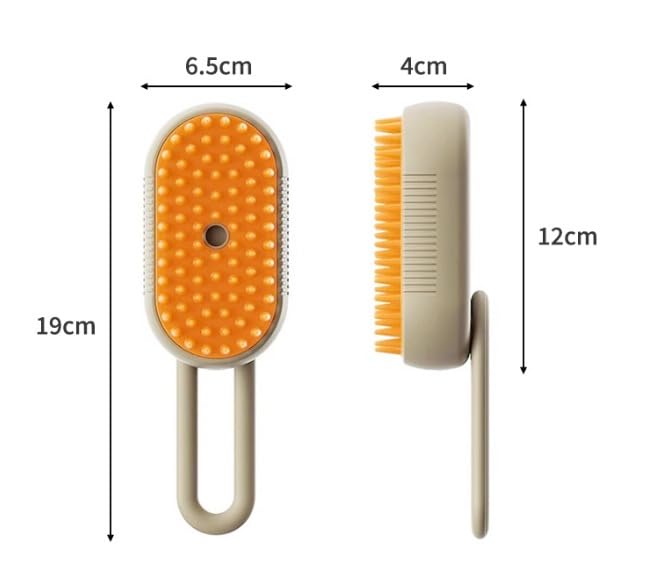 Steam brush for pethair removal (ORANGE)