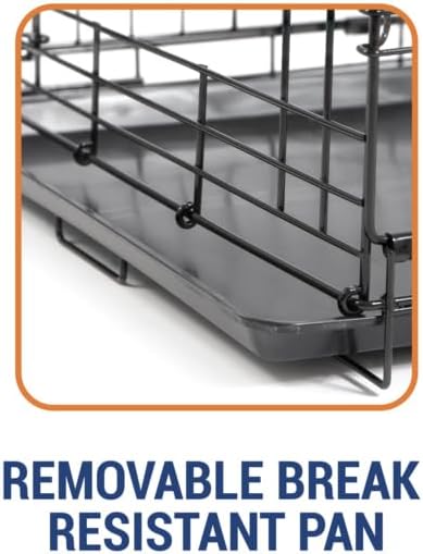 Precision Pet Products One Door Provalue Wire Dog Crate, 24 Inch, For Pets 15-30 lbs, With 5-Point Locking System