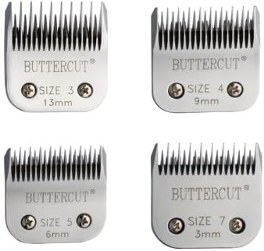 Stainless Steel Dog Clipper Blade, Size-5F, 1/4-Inch Cut Length,Red