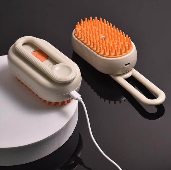 Steam brush for pethair removal (ORANGE)