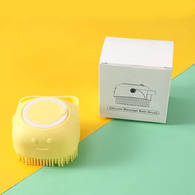 Dog Bath Brush Dog Bathing Supplies Dog bathbath Brush is Suitable for All Large Medium and Small Cats and Dogs
