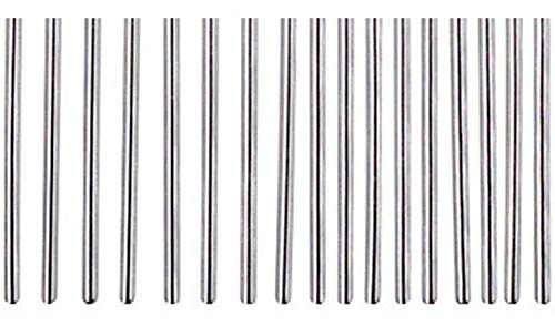 Dog Metal Comb 7.5inch Dogs Dematting Tool Pet Grooming Comb Stainless Steel Teeth Cats Puppy Comb for Removing Hair (S: 19x3cm)