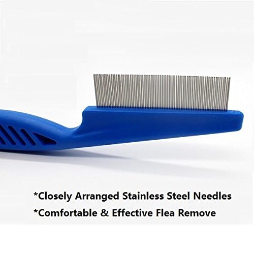 Pet Comb for Cat Dog Grooming Hair Brush - Long Handle Grooming Comb for Pet Kitten Puppy Small Animal …