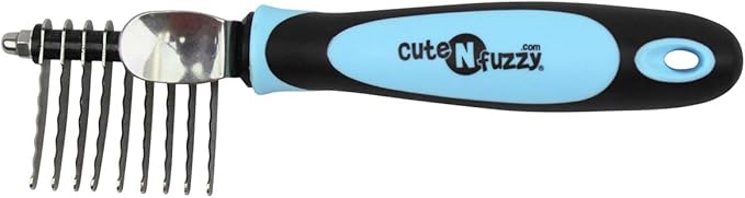 Pet Dematting Comb, Blue