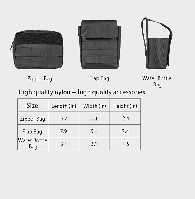 Tactical Dog Adjustable Training Harness Dog Saddle Bag Backpack Vest with Handle Military No Pull Dog Harness for Small Medium Large Dogs (One Size, ArmyGreen Flap Bag)