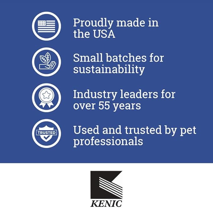 Kenic Vanilla Pet Cologne, Long-Lasting Dog Deodorizing Spray for Freshness & Shine, pH-Balanced, Odor-Neutralizing & Conditioning, Safe for Pets & Their Belongings, Made in the USA