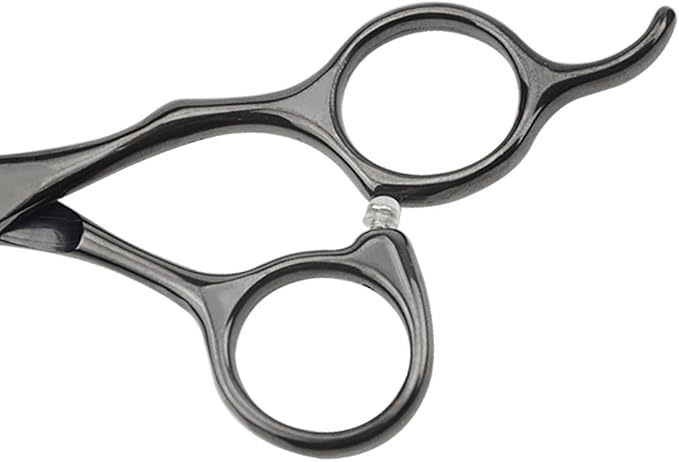 LILYS PET 5.0" Right-Handed Round-Tip Pet Grooming Scissors, Stainless Steel Small Ball Tip for Nose, Ear, Face, Paw Hair for Dogs and Cats