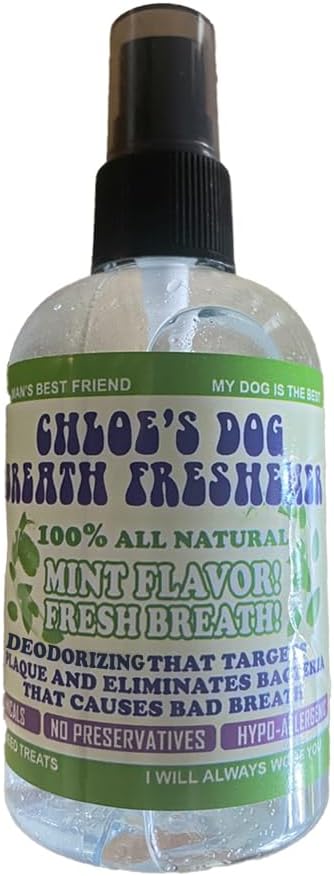 Green Piece® Chloe Breath Freshener and Deodorizer for Dogs - 100% Natural - Mint Flavor