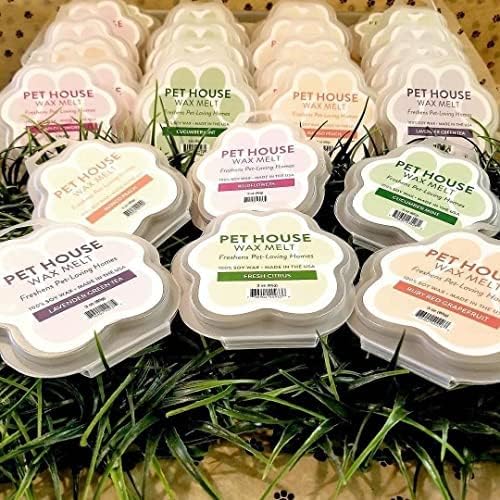 One Fur All Pet House Wax Melts - Elderberry Jam Pack of 2 - Odor Eliminating, Long-Lasting Scented, Pet-Friendly, Natural