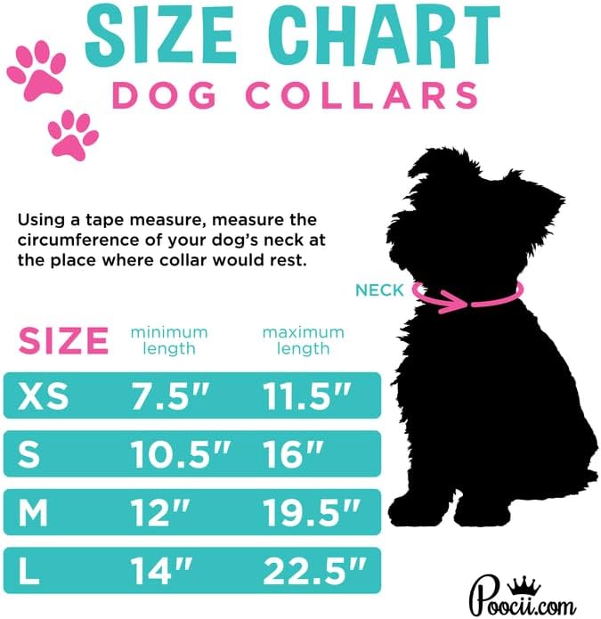 Durable Cotton Blend Dog Collar, Cute & Stylish, Adjustable with Metal Locking Clasp, Made in USA (Blue Plaid, Medium)