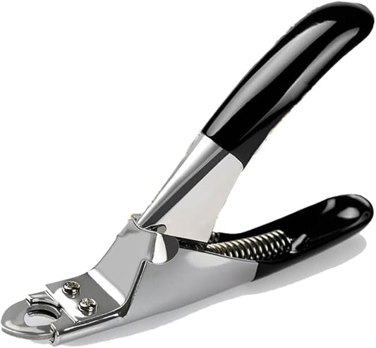 Rocky Mountain Goods Nail Clippers for Dogs and Cats - Stainless Steel Pet Nail Clippers for Small & Large Pets - Ergonomic Handle - Adjust Safety Ring Blade - Claw Trimmers Pet Care - Black Nails (1)