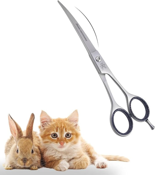 Dog Grooming Curved Scissor 5.5" Professional Grooming Scissor Downward Curved Shear for Dog, Cat, Small Dog and other Pets