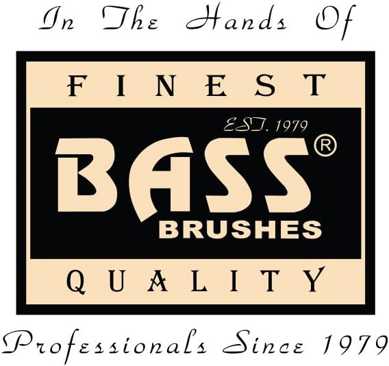 Bass Brushes Large/X-Long All Wire Brass Pin Cushion Pet Brush with Acrylic Handle