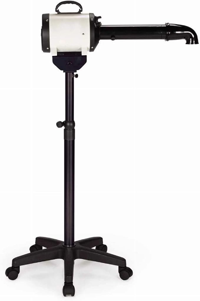 Pet Edge Master Equipment FlashDry Blue Pet Dryer with Vertical Rolling Stand – Fast Dryer Works with All Types of Coats