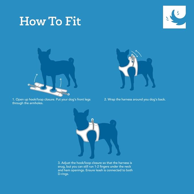 RC Pets Step in Cirque Soft Walking Dog Harness, Large, Tennis