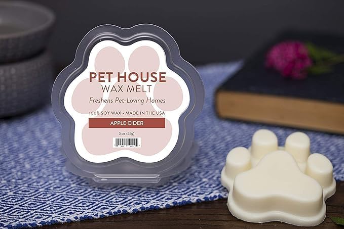 One Fur All Pet House Wax Melts Sugar Cookies, Long-Lasting, Scented Wax Melts, Natural Pet Odor Solution for A Fresh Smelling Home, Pet-Friendly Plant Based, Soy Wax Melt - 3 OZ Each, Pack of 2