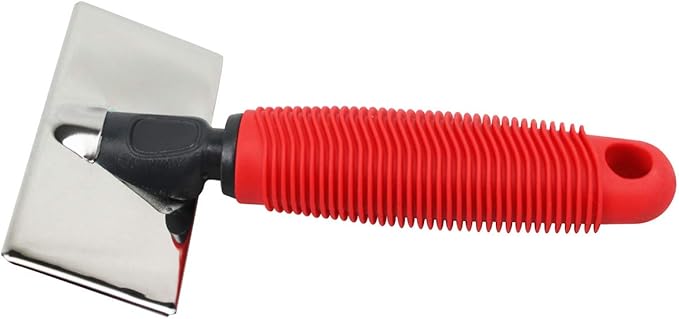 Premium Pet Slicker Brush, Red, Large