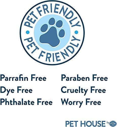 One Fur All Pet House Wax Melts - Lavender Green Tea & Fresh Citrus Pack of 2 - Odor Eliminating, Long-Lasting Scented Wax Melts - Pet-Friendly, Natural