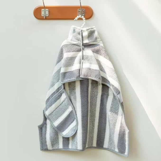 Pet Shower & Bath Supplies,Dog Shampoo Brush Set with Towel, Washing Gloves,Comb for Dogs and Cats (Stripe)