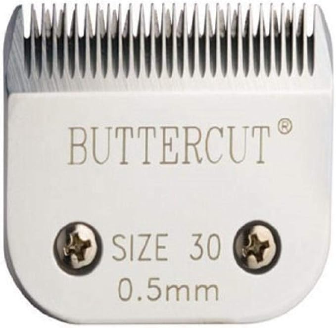 Stainless Steel Dog Clipper Blade, Size-30, 1/50-Inch Cut Length, Gray, White