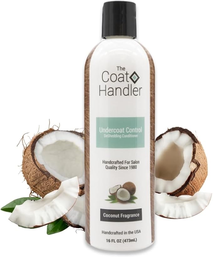 Undercoat Control Deshedding Dog Conditioner Coconut Milk Fragrance, 16 oz - Combats and Reduces Shedding, Undercoat Removal, Fights Excessive Hair Shed, Omega 3 and 6 Rich, USA Made