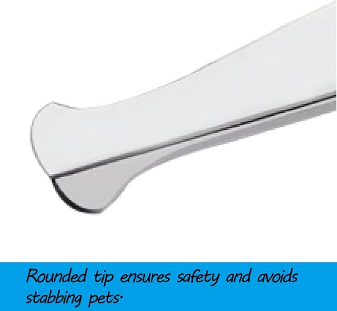 Curved Dog Grooming Scissors,Pet Hair Scissors with Safety Round Tips, Heavy Duty Titanium Stainless Steel, Professional Dogs Cats Pets Grooming Shears