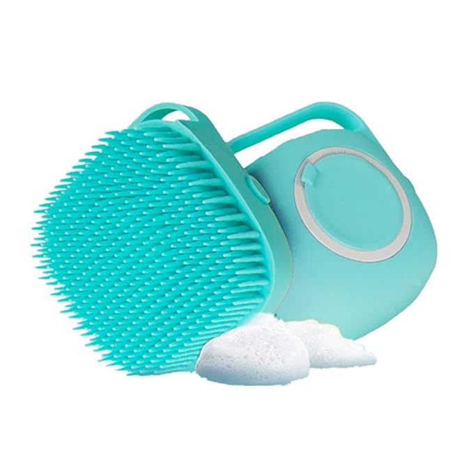NewTrendOnline Brush Shampoo Dispenser Cat Dog Bath Massage Brush 2 in 1