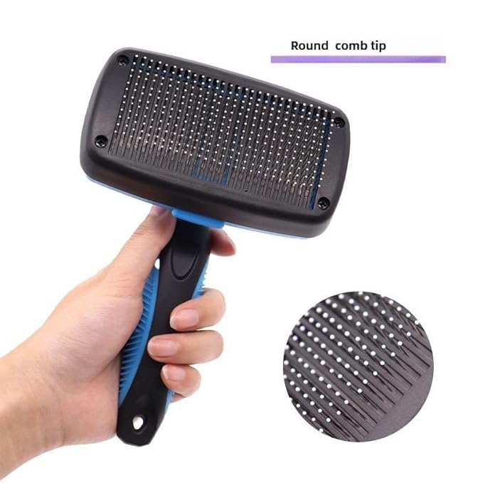 pet comb for dogs and cats (Light Blue, For Small dogs and cats)