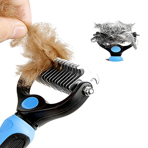 pets grooming tools (PPGT-002 pink) Premium Pet Dematting Comb – Exceptional Grooming Accessory for Pets