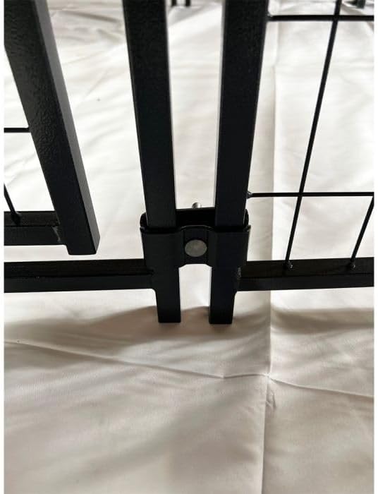 Garden Winds Custom Fit Replacement Canopy Top Cover Compatible with The Lucky Dog CL 60445 4’ Uptown Welded Outdoor Dog Kennel Playpen - Upgraded Performance RipLock 350 Fabric - Slate Gray