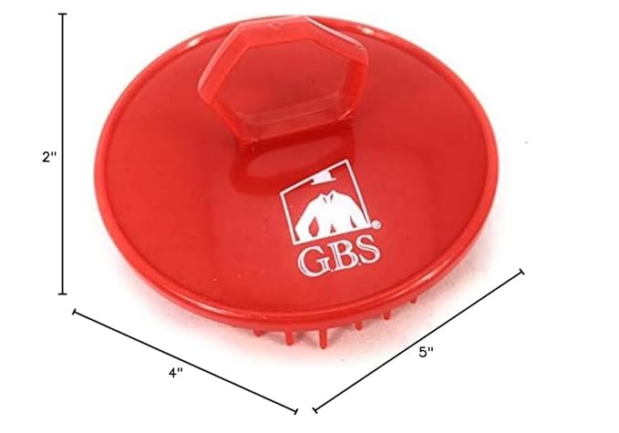 G.B.S Shampoo Massage Brush, Red