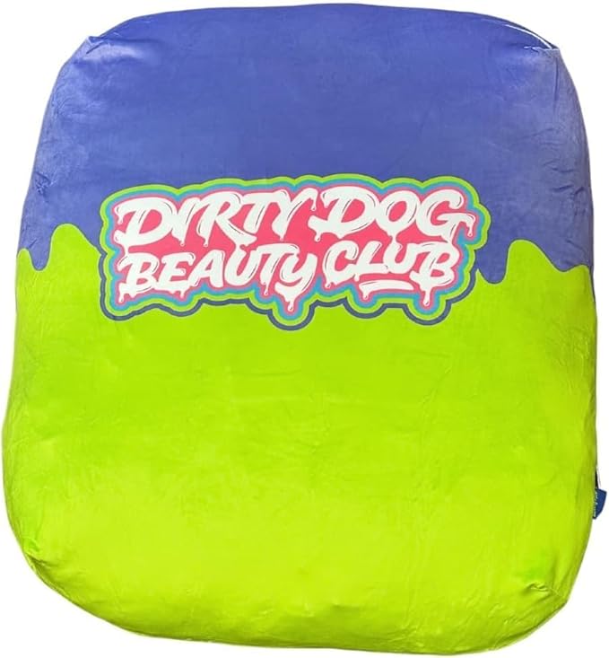 Dirty Dog Beauty Club - Pet Pillow Stylish & Comfortable Large Pillow for Dogs, Machine Washable, Soft, Supportive & Durable - Improves Sleep Quality -(23x21 inches), Large
