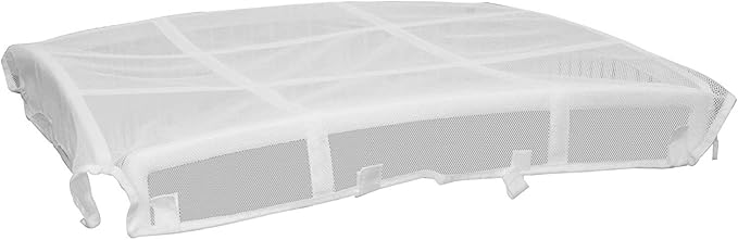 IRIS USA Dog Playpen Mesh Top, 46" x 46" Top Cover for IRIS USA 4-Panel Pet Playpen with Metal Lock (CI-604), Washable, Durable, Nylon Mesh Material, Playpen Not Included, White